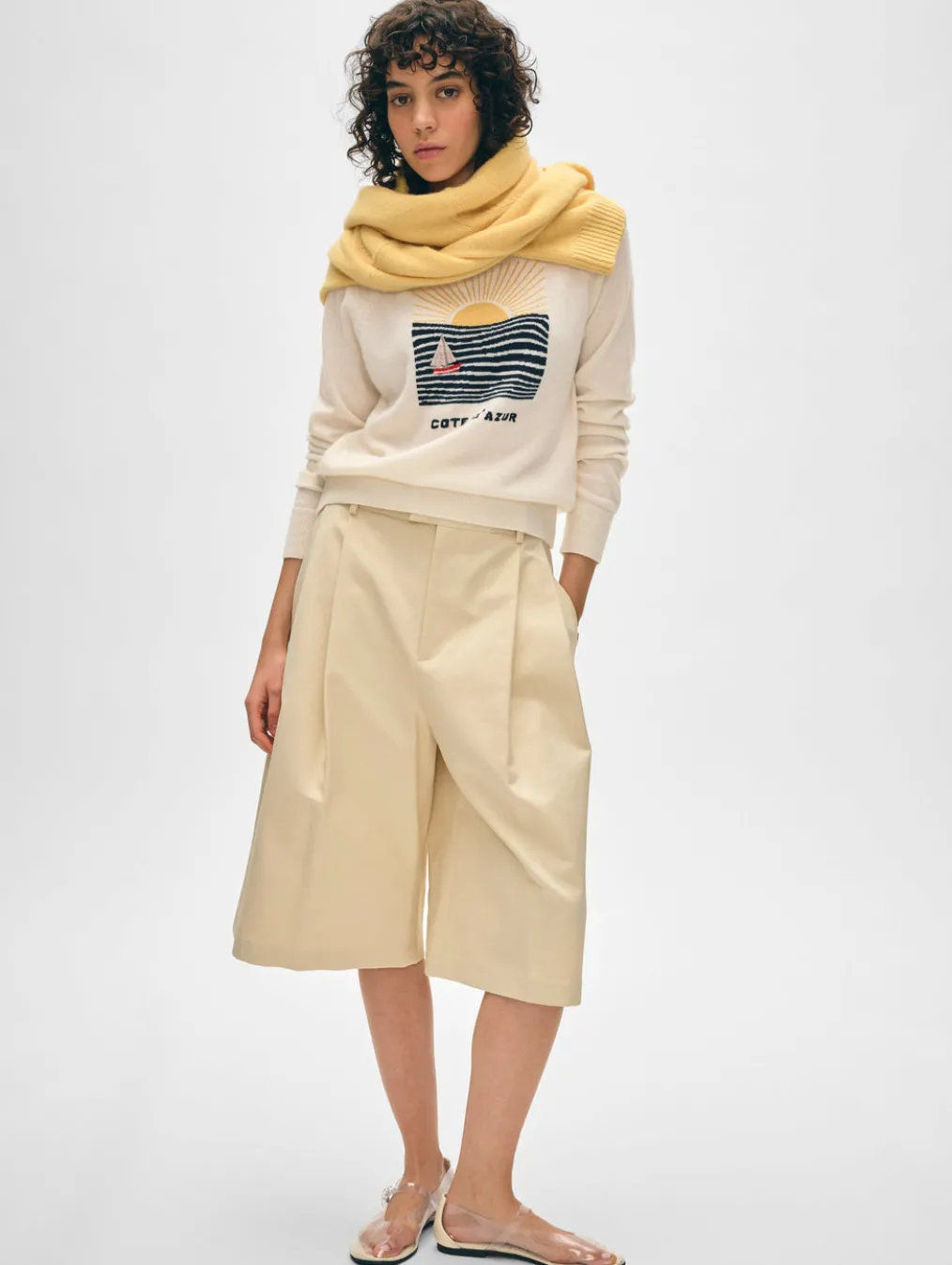 cashmere cote d'azur sweatshirt