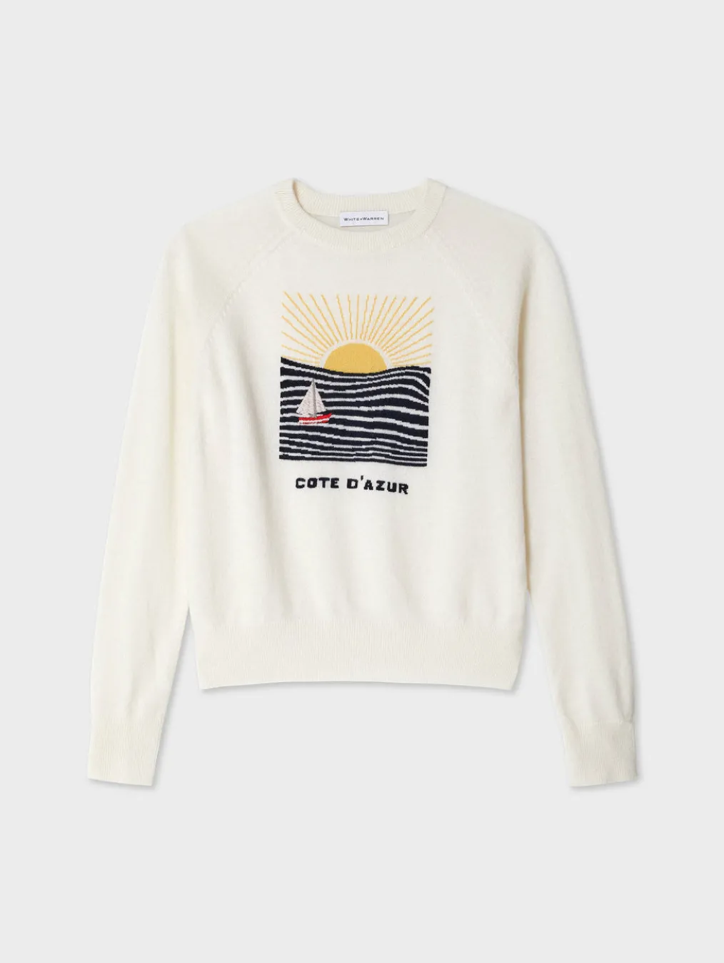 cashmere cote d'azur sweatshirt