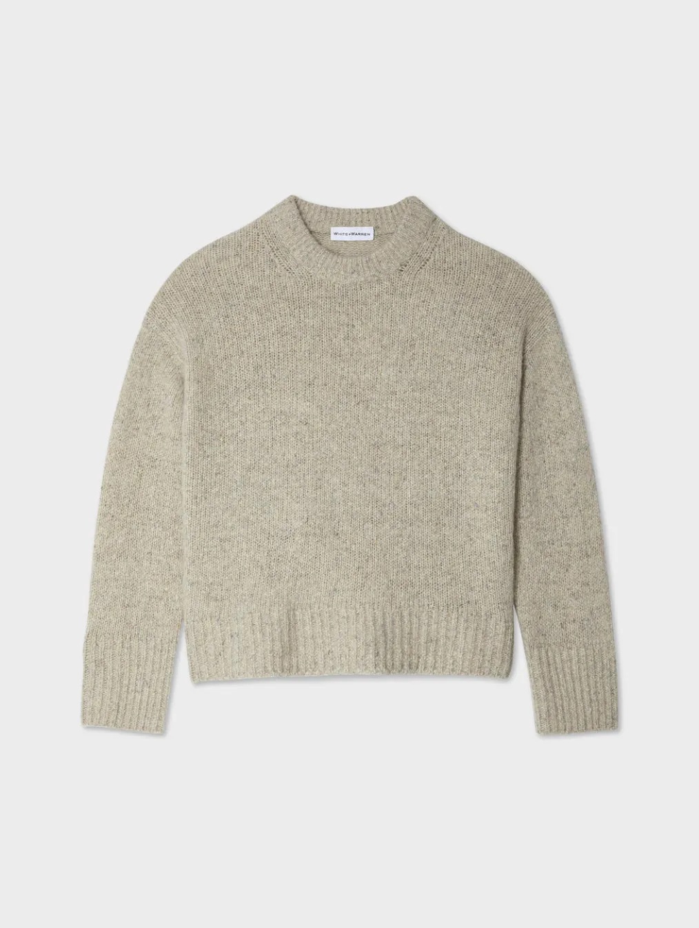 cashmere donegal easy crewneck