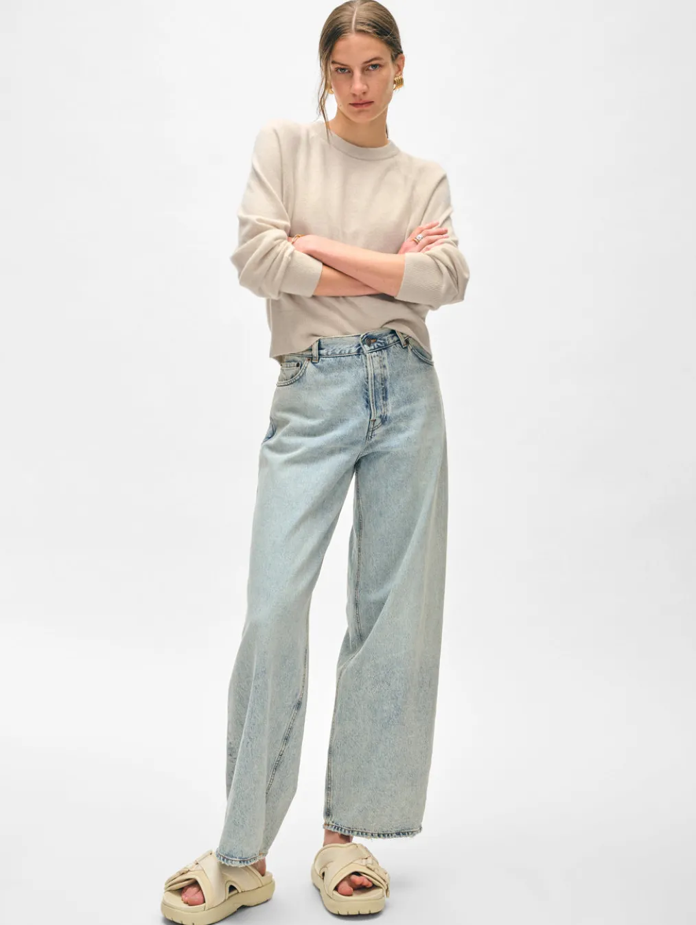 cashmere easy sweatshirt