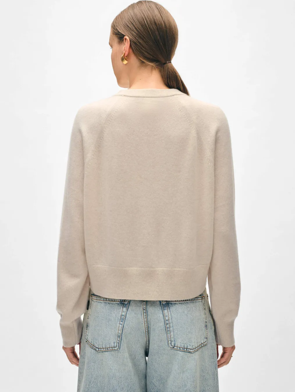 cashmere easy sweatshirt