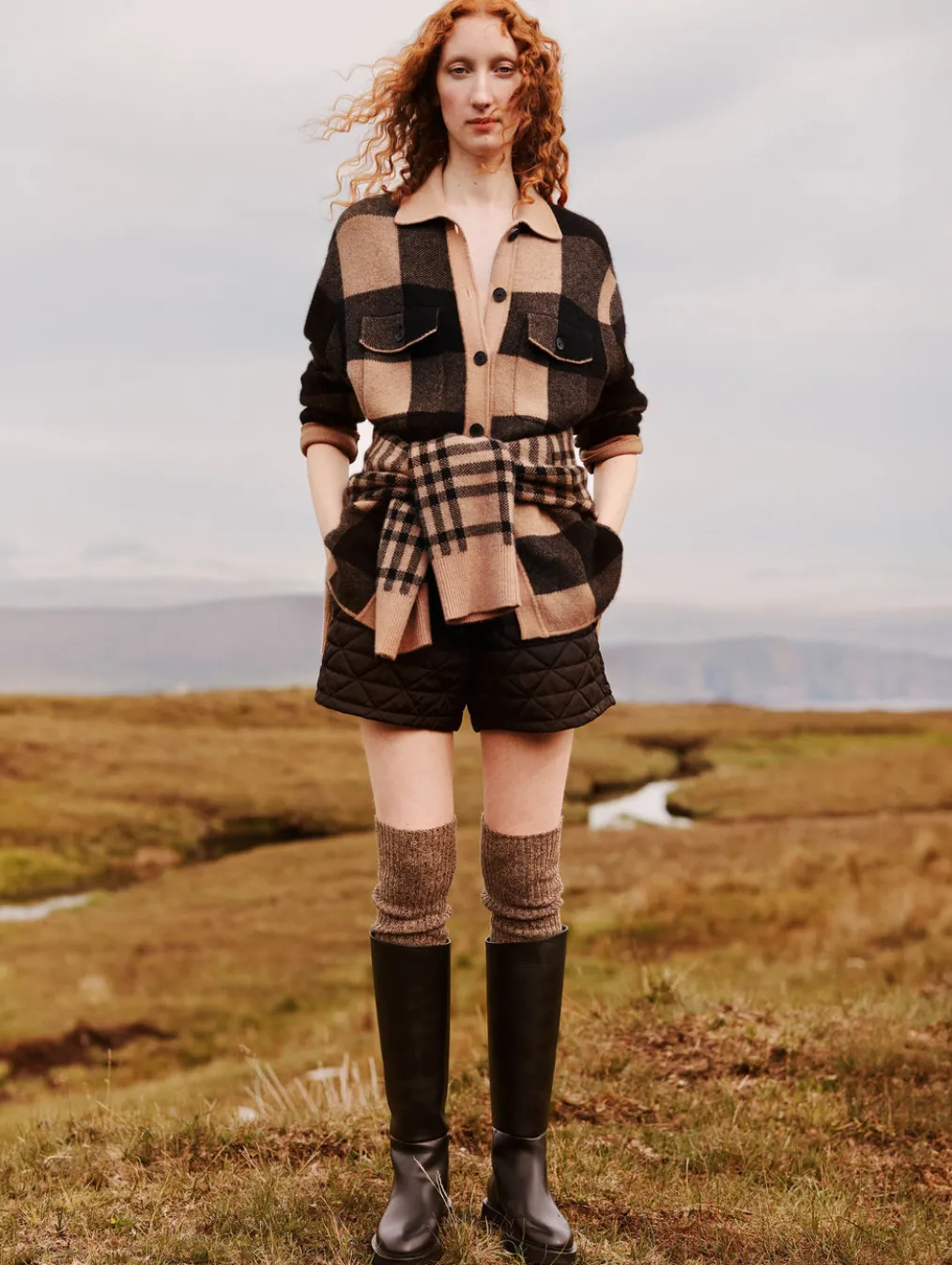 cashmere luxe button down shacket