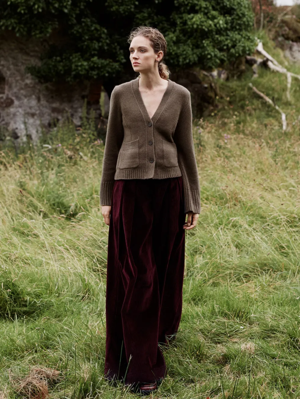 cashmere luxe waisted cardigan