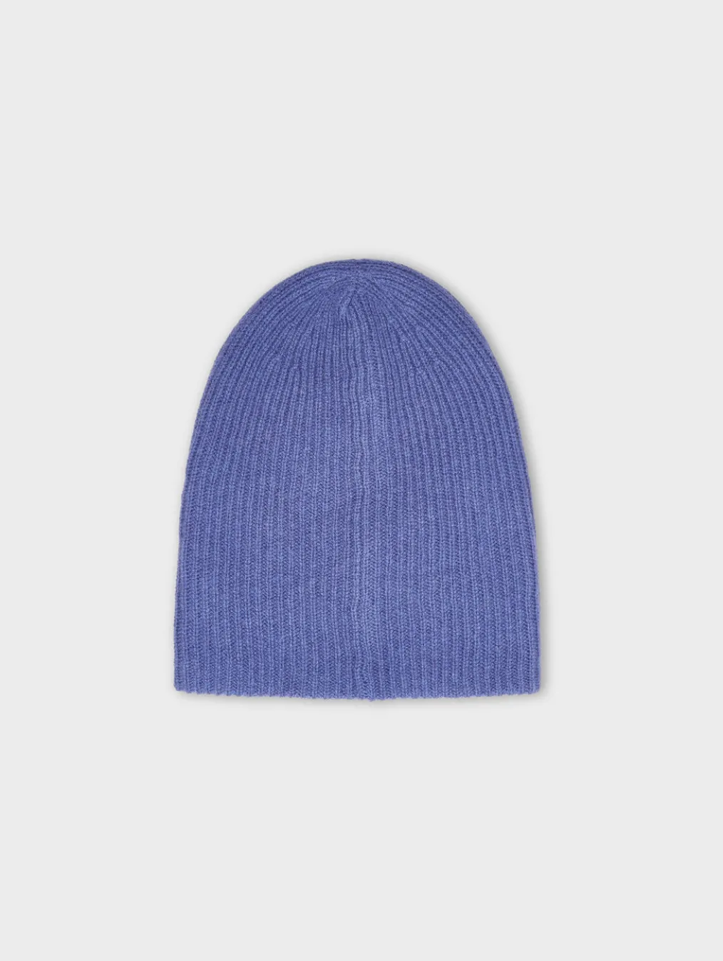cashmere plush rib beanie
