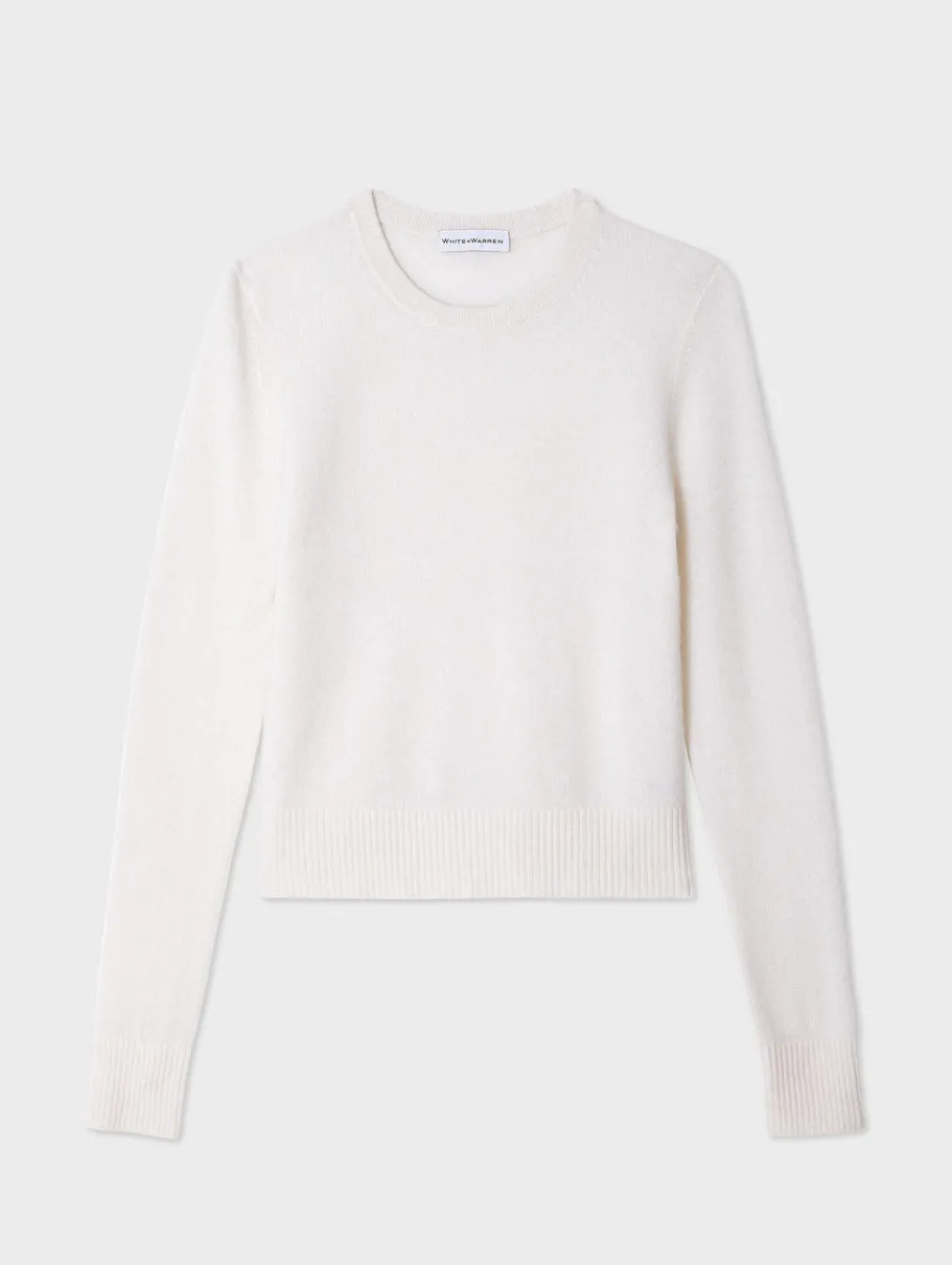 cashmere shrunken crewneck