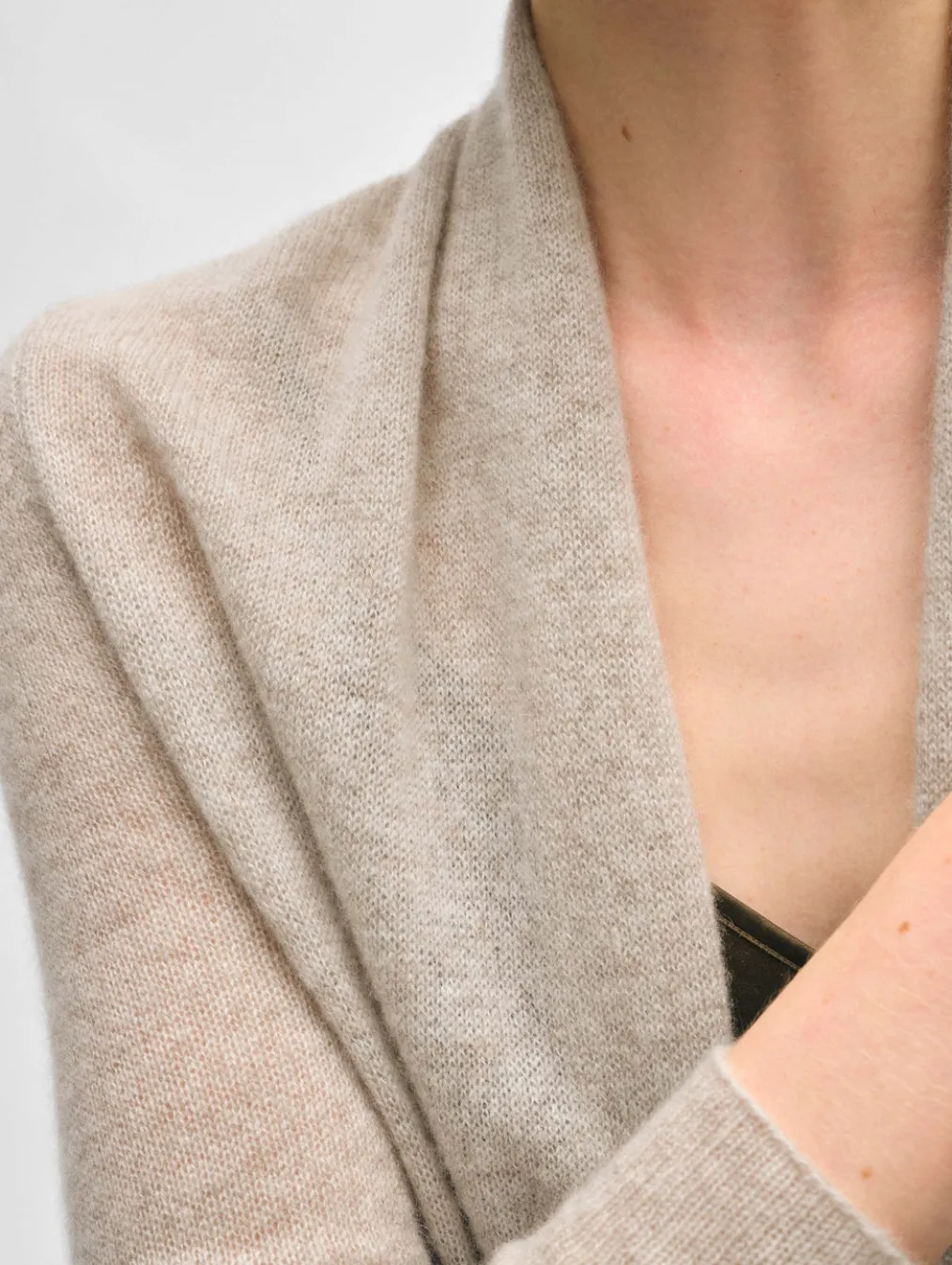 cashmere trapeze cardigan