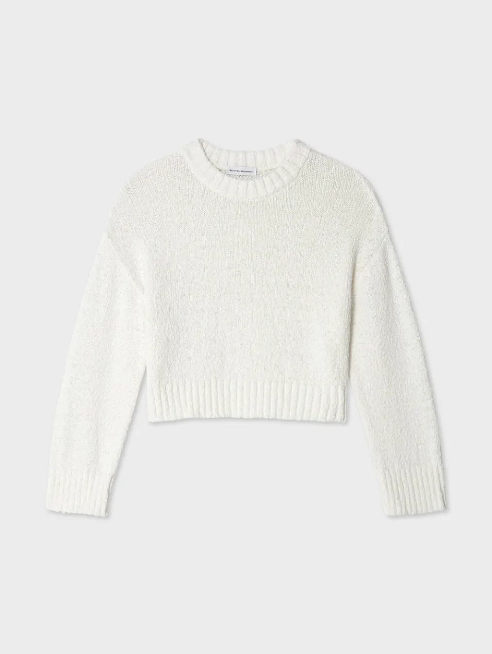 cotton slub easy crewneck