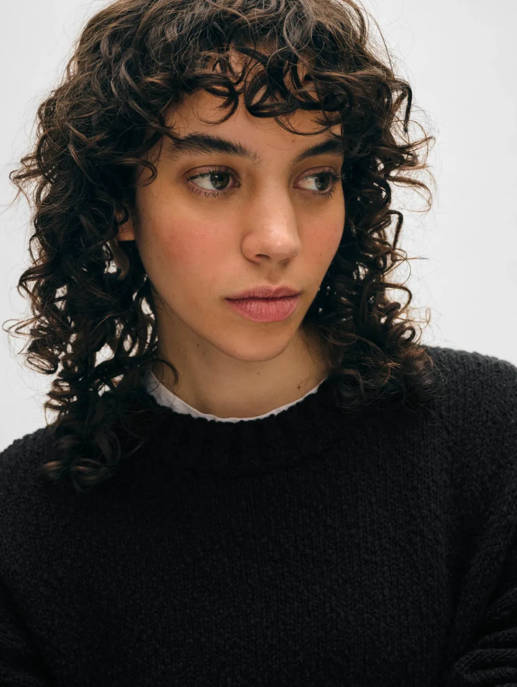 cotton slub easy crewneck