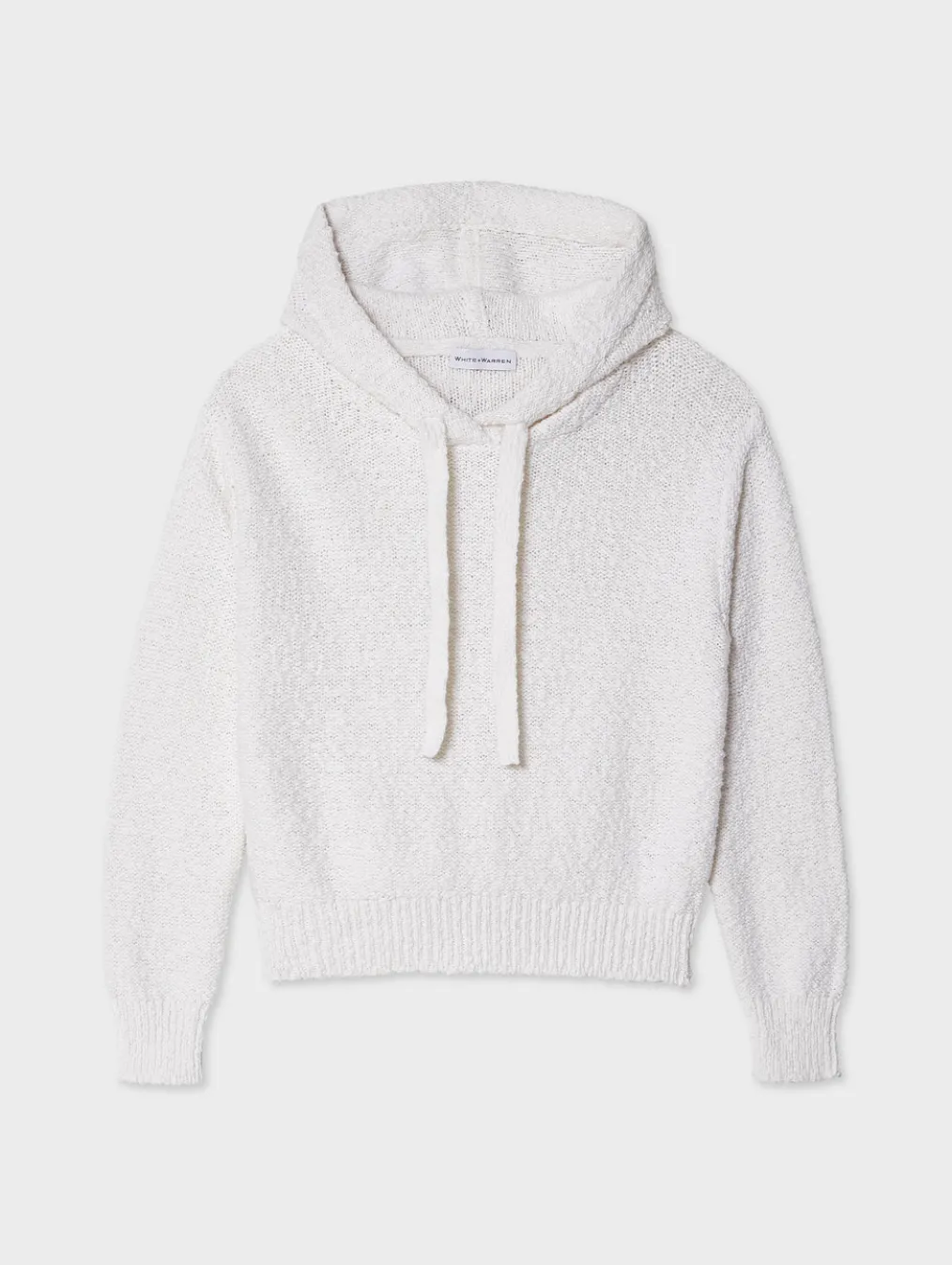 cotton slub hoodie
