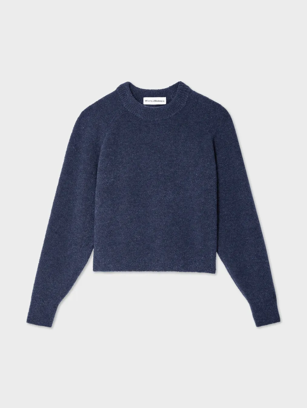merino cashmere boucle sweatshirt