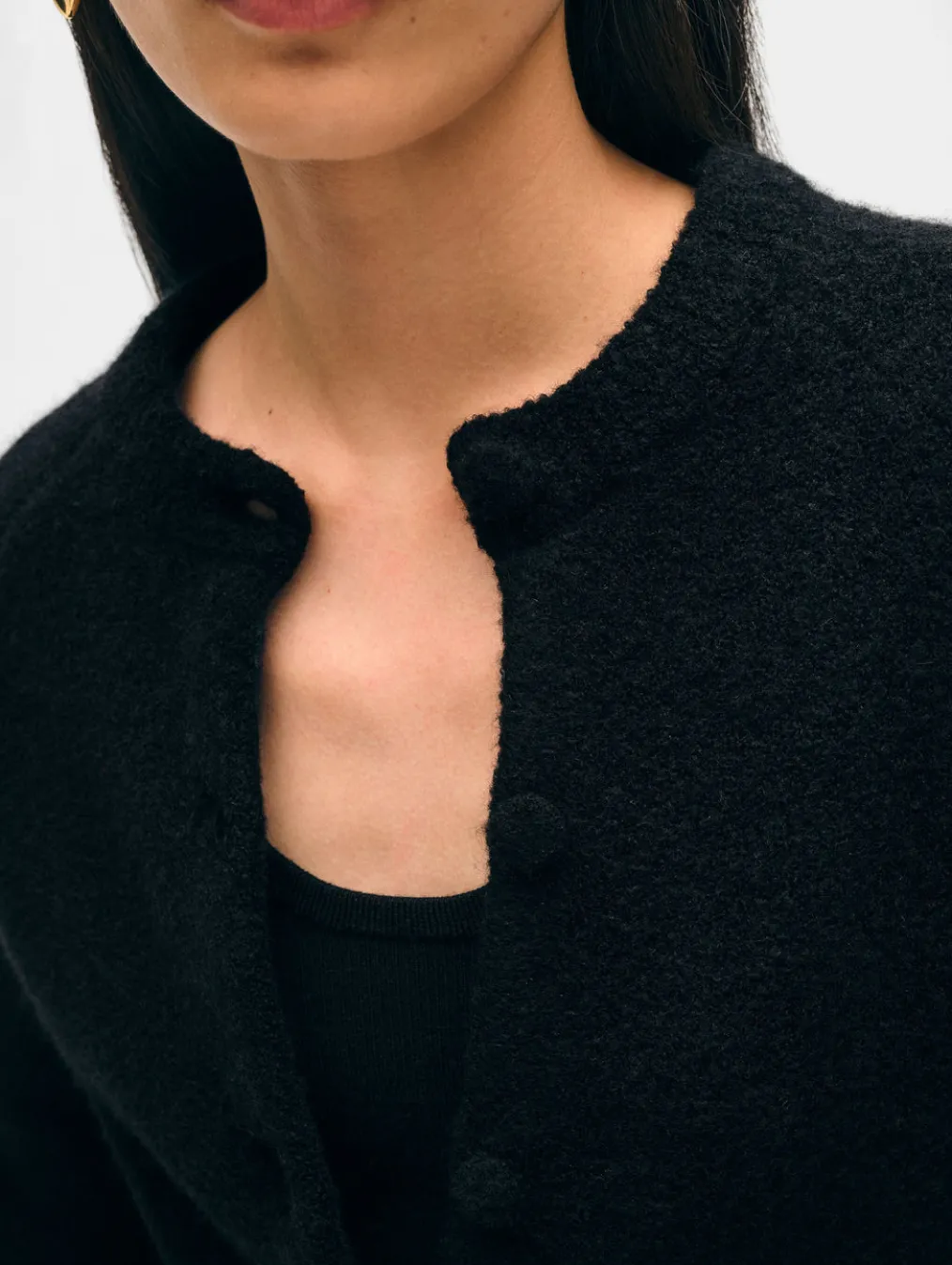 merino cashmere boucle jacket