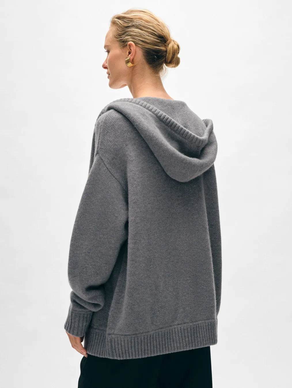 merino cashmere luxe boyfriend hoodie