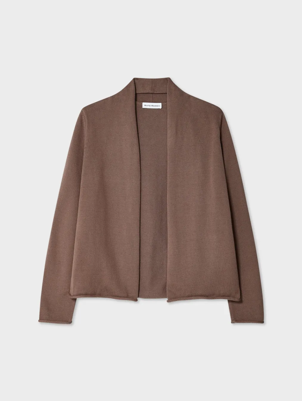 organic cotton mini trapeze cardigan