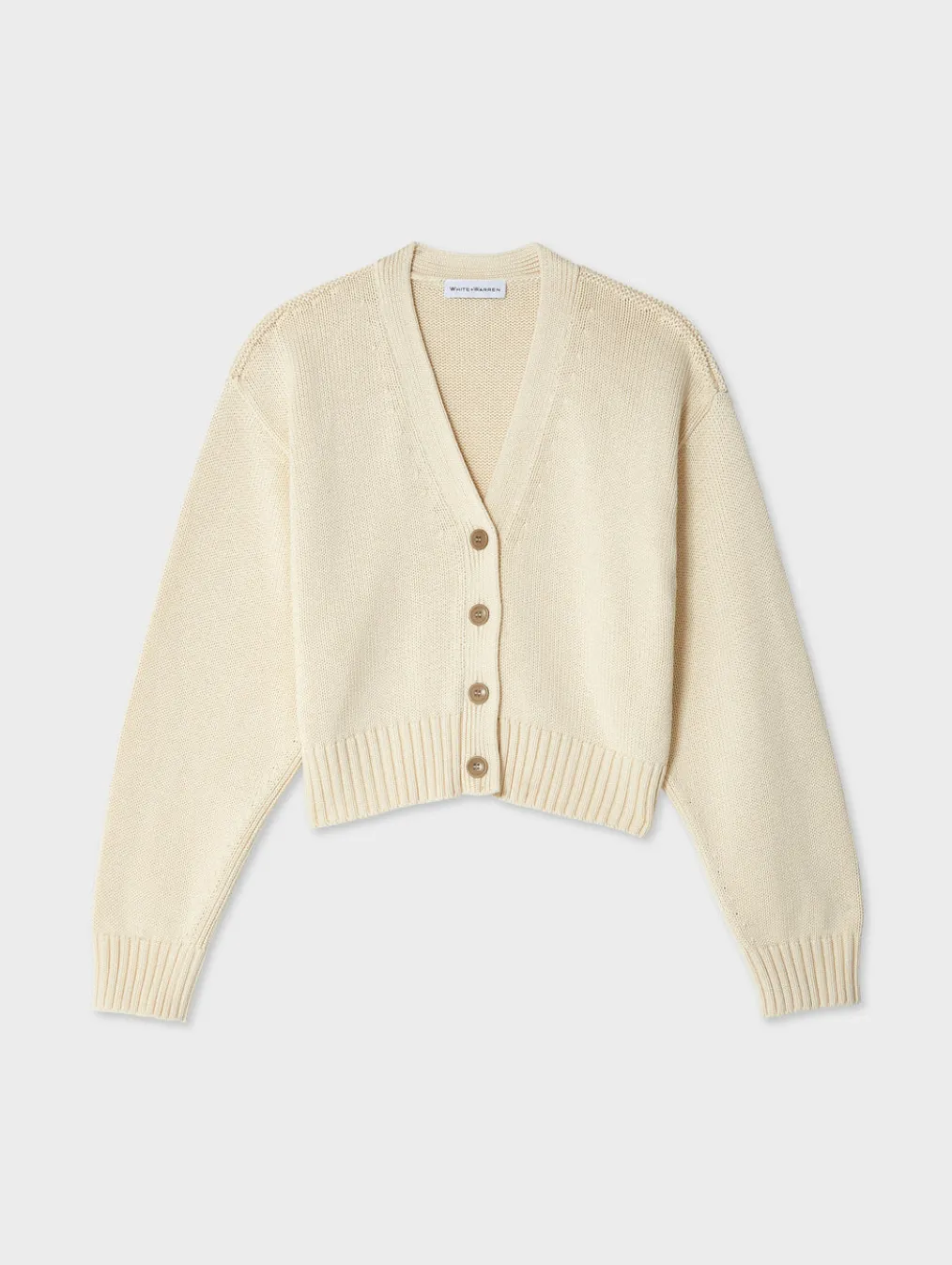 organic cotton v neck cardigan