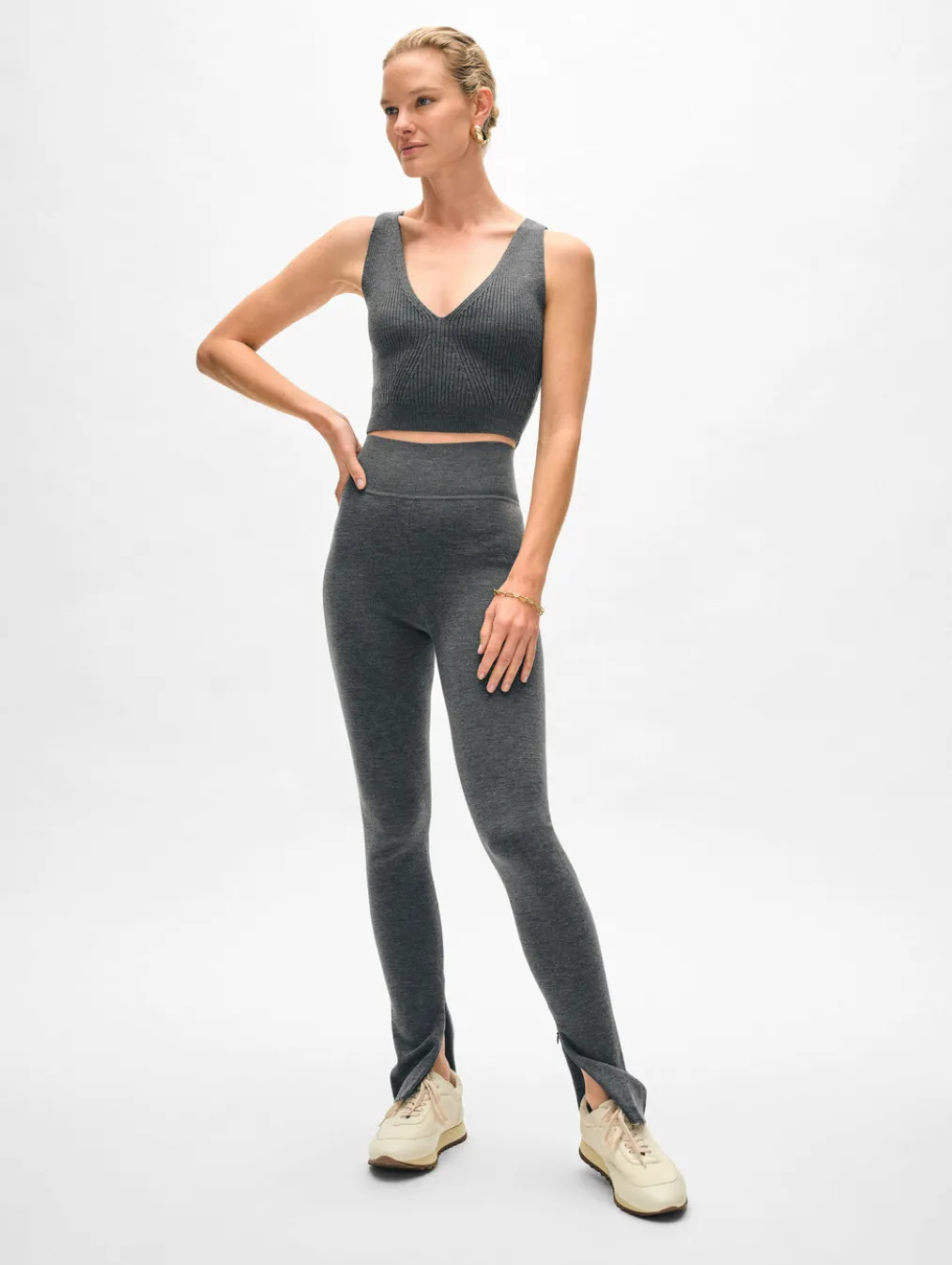 superfine merino zip leggings