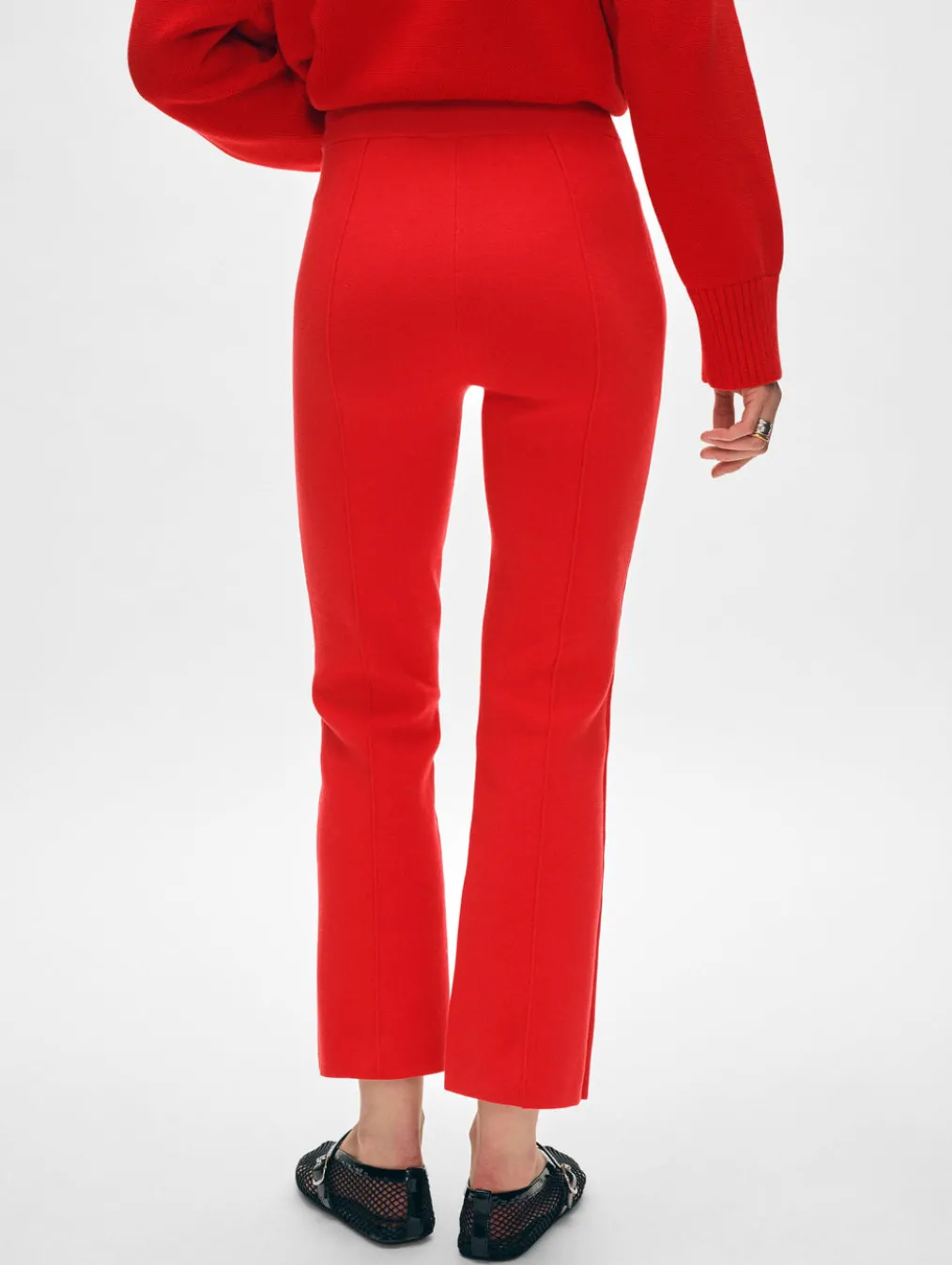 superfine organic cotton kick flare pant